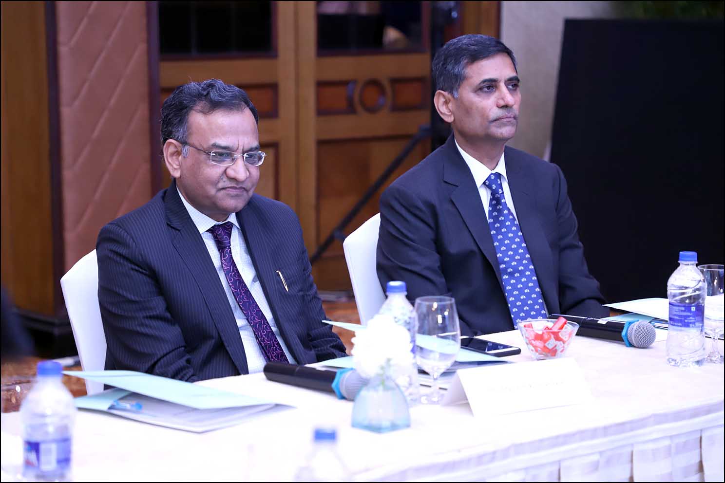 L:R - Mahesh Kumar Jain, Deputy Governor, RBI and Nandkumar Saravade, CEO, Reserve Bank Information Technology Pvt Ltd (ReBIT)